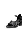 ECCO® Sculpted Sandal LX 55 ženske kožne sandale na petu - Crno - M