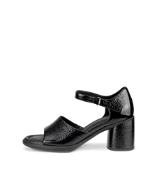 ECCO® Sculpted Sandal LX 55 ženske kožne sandale na petu - Crno - O