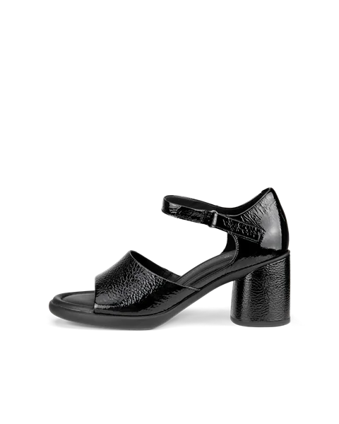 Dámské kožené sandály na podpatku ECCO® Sculpted Sandal LX 55 - Černá - O