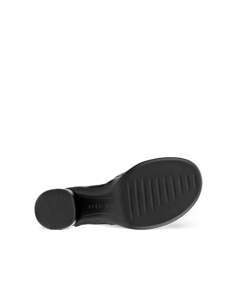 Ženski usnjeni sandali s peto ECCO® Sculpted Sandal LX 55 - črna - S