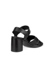 Ženski usnjeni sandali s peto ECCO® Sculpted Sandal LX 55 - črna - B
