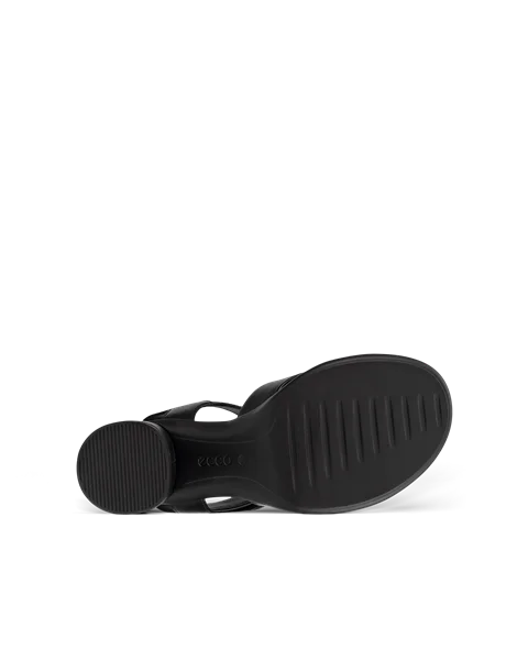 ECCO® Sculpted Sandal LX 55 női magassarkú bőrszandál - FEKETE  - S