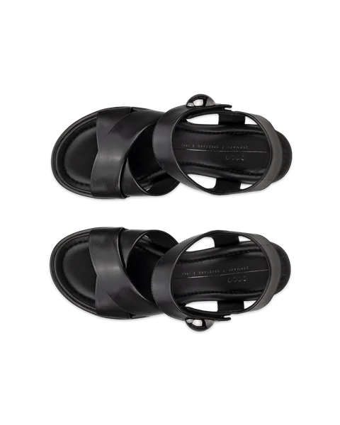 ECCO® Sculpted Sandal LX 55 Damen Ledersandale mit Absatz - Schwarz - Top_Left_Pair