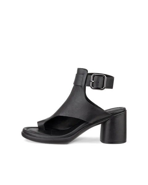 Image of ECCO Sculpted Sandal LX 55 - Women's Leather Heeled Sandal - Black - Size: 6.5-7 (EU 40)