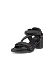 Sandálias salto couro mulher ECCO® Sculpted Sandal LX 55 - Preto - M