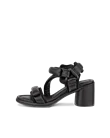 ECCO® Sculpted Sandal LX 55 ženske kožne sandale na petu - Crno - O