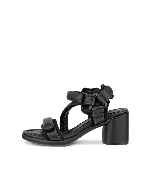 Image of ECCO Sculpted Sandal LX 55 - Women's Leather Heeled Sandal - Black - Size: 6 (EU 39)