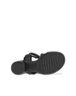 Dámské kožené sandály na podpatku ECCO® Sculpted Sandal LX 55 - Černá - S