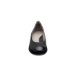 Damskie skórzane czółenka na słupku ECCO® Sculptured 45 - Czarny - Front