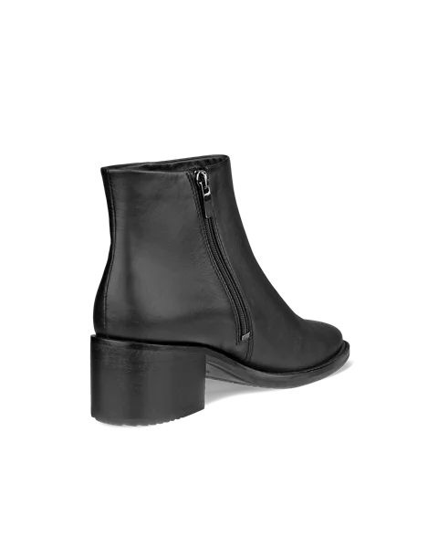 Women's ECCO® Shape 35 Sartorelle Leather Ankle Boot - Black - B