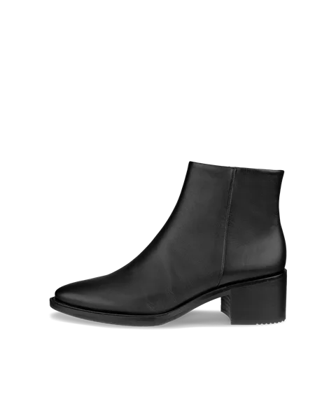 Women's ECCO® Shape 35 Sartorelle Leather Ankle Boot - Black - O