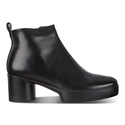 Women's ECCO® Shape Sculpted Motion 35 Leather Ankle Boot | Black
