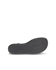 ECCO® Simpil ženske ravne sandale od nubuka - Crno - S