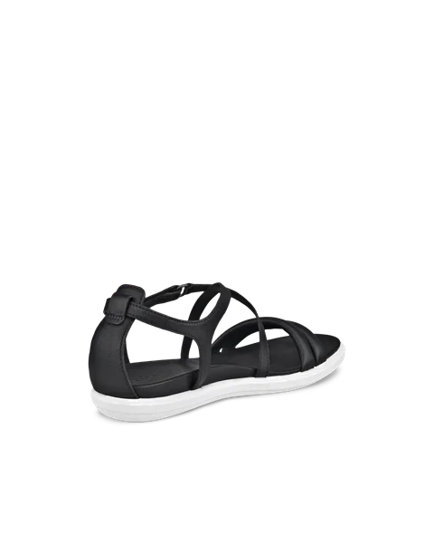 ECCO® Simpil dame flat sandal skinn - Svart - B