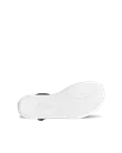 Damskie skórzane sandały na płaskim obcasie ECCO® Simpil - Czarny - S