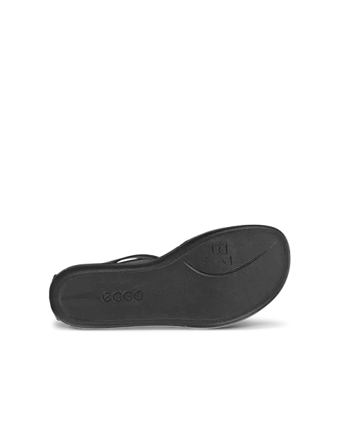 Ženski nizki usnjeni sandali ECCO® Simpil - črna - S