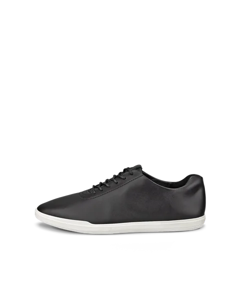 ECCO® Simpil ženske kožne cipele s vezicama - Crno - O