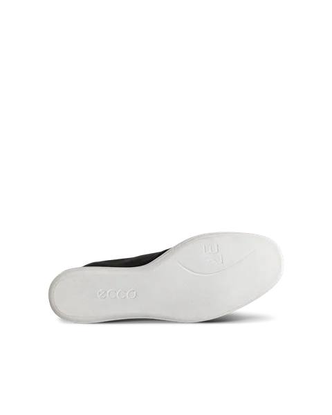 ECCO® Simpil ženske kožne cipele s vezicama - Crno - S