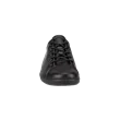 Damskie skórzane sneakersy ECCO® Soft 2.0 - Czarny - Front
