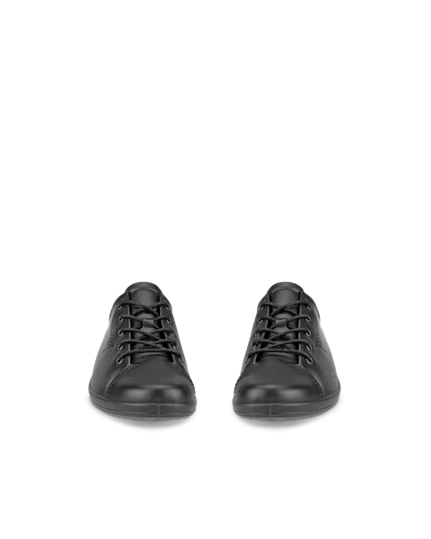 Dámské kožené tenisky ECCO® Soft 2.0 - Černá - Front_Pair