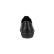 Damskie skórzane sneakersy ECCO® Soft 2.0 - Czarny - Heel