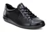 Damskie nubukowe sneakersy ECCO® Soft 2.0 - Czarny - Nfh