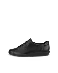 Women's ECCO® Soft 2.0 Leather Walking Shoe - Black - O