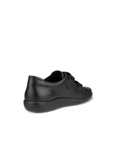 ECCO® Soft 2.0 Damen Ledersneaker - Schwarz - B