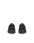 ECCO® Soft 2.0 chaussures de marche en cuir pour femme - Noir - Front_Pair