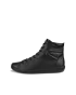 ECCO® Soft 2.0 Damen High-Top Sneaker aus Leder - Schwarz - O