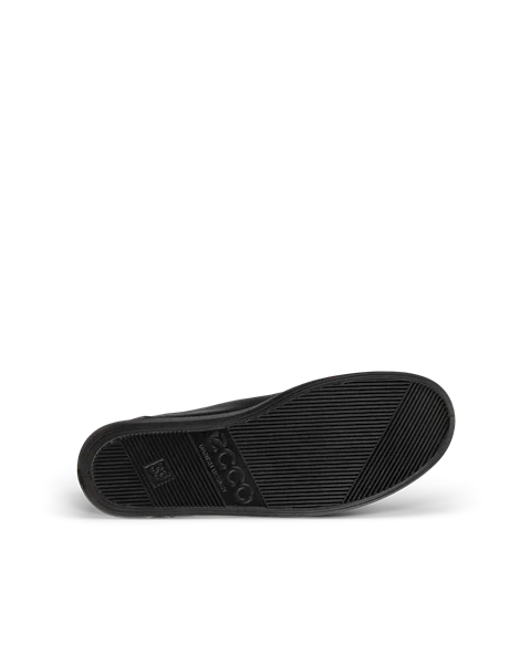 ECCO® Soft 2.0 chaussures de marche montante en cuir pour femme - Noir - S