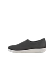 ECCO® Soft 2.0 ženske cipele od tekstila bez vezica - Crno - O