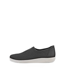 ECCO® Soft 2.0 slip-on sko i stof til damer - Sort - O