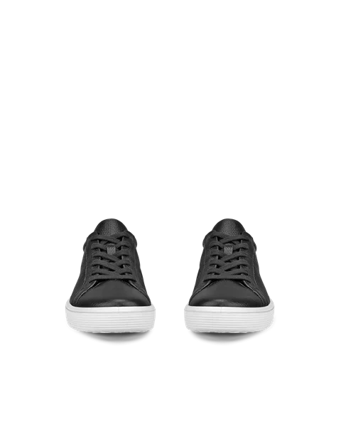 Women's ECCO® Soft 60 Leather Trainer - Black - Front_Pair