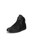 Women's ECCO® Soft 60 Leather High-Top Trainer - Black - M