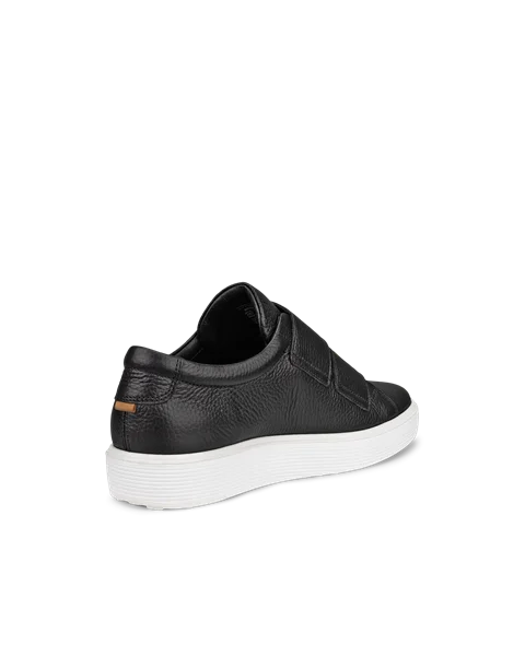 ECCO® Soft 60 Damen Ledersneaker - Schwarz - B