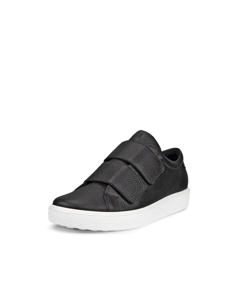 ECCO® Soft 60 Damen Ledersneaker - Schwarz - M