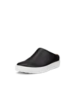 ECCO® Soft 60 Dames leren sneaker - Zwart - M