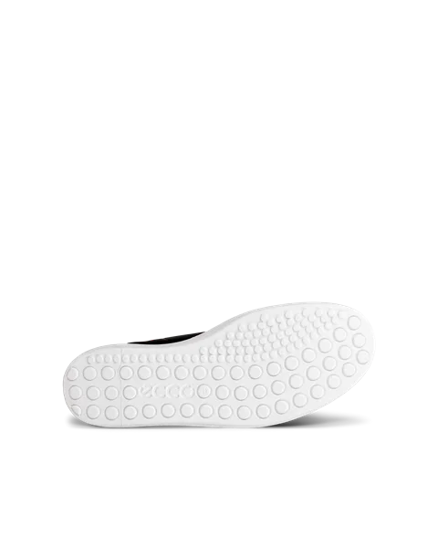 ECCO® Soft 60 Dames leren sneaker - Zwart - S