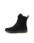 Damskie nubukowe buty za kostkę ECCO® Soft 7 Tred - Czarny - O