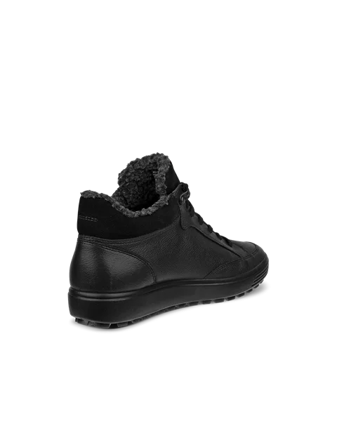 Botas meio cano Gore-Tex nobuck mulher ECCO® Soft 7 Tred - Preto - B