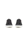 ECCO® Soft 7 sneakers i læder til damer - Sort - Front_Pair