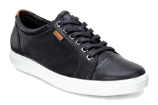 ECCO® Soft 7 Skinnsneaker dam - Svart - Nfh