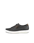 Damskie skórzane sneakersy ECCO® Soft 7 - Czarny - O