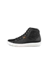 Women's ECCO® Soft 7 Leather High-Top Trainer - Black - O