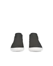 Women's ECCO® Soft 7 Nubuck Zip Bootie - Black - Front_Pair