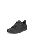 Damskie skórzane sneakersy Gore-Tex ECCO® Soft 7 - Czarny - M