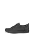 Damskie skórzane sneakersy Gore-Tex ECCO® Soft 7 - Czarny - O