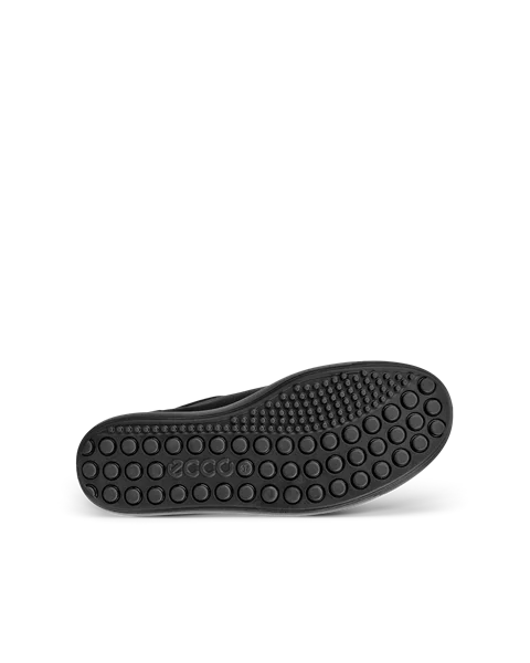 Damskie skórzane sneakersy Gore-Tex ECCO® Soft 7 - Czarny - S