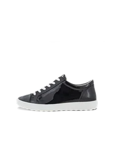 ECCO® Soft 7 dame sneakers skinn - Svart - O